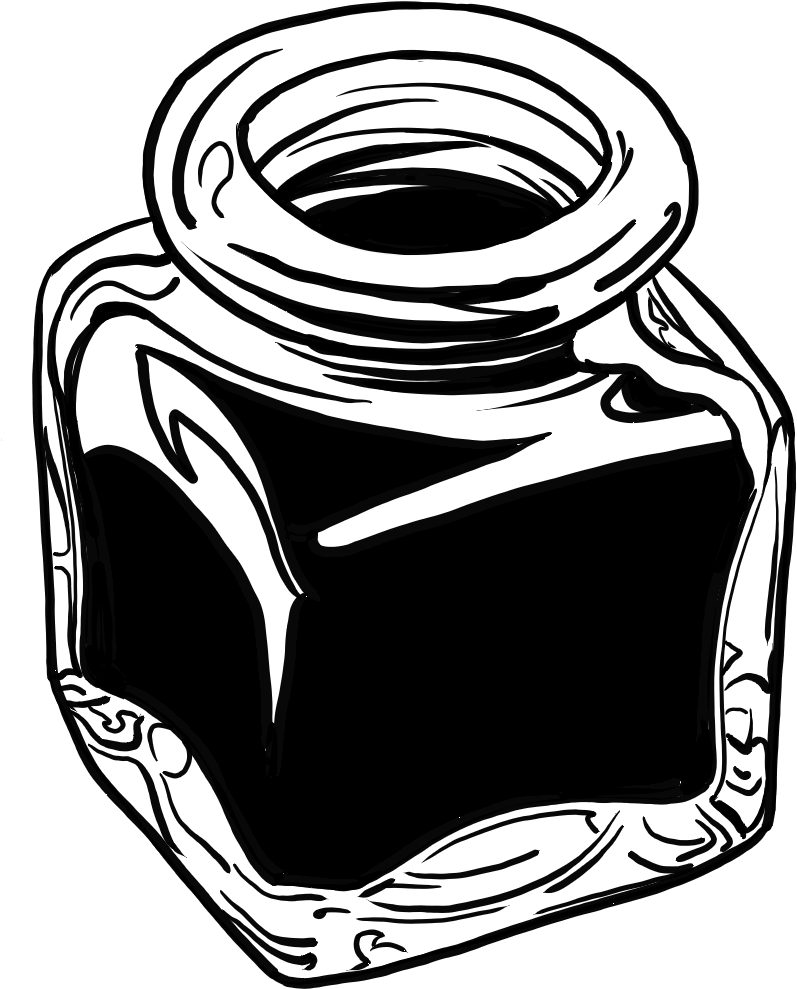 Las Agita Y Las Hace Chocar Entre Ellas Sin Descanso, - Pluma Y Tinta Png (889x1105)