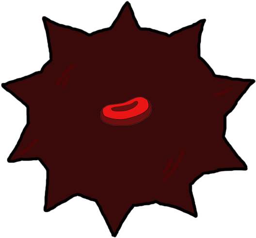 And This Is The Crappy Drawing I Did Of A Virus That - Emblem (606x512)