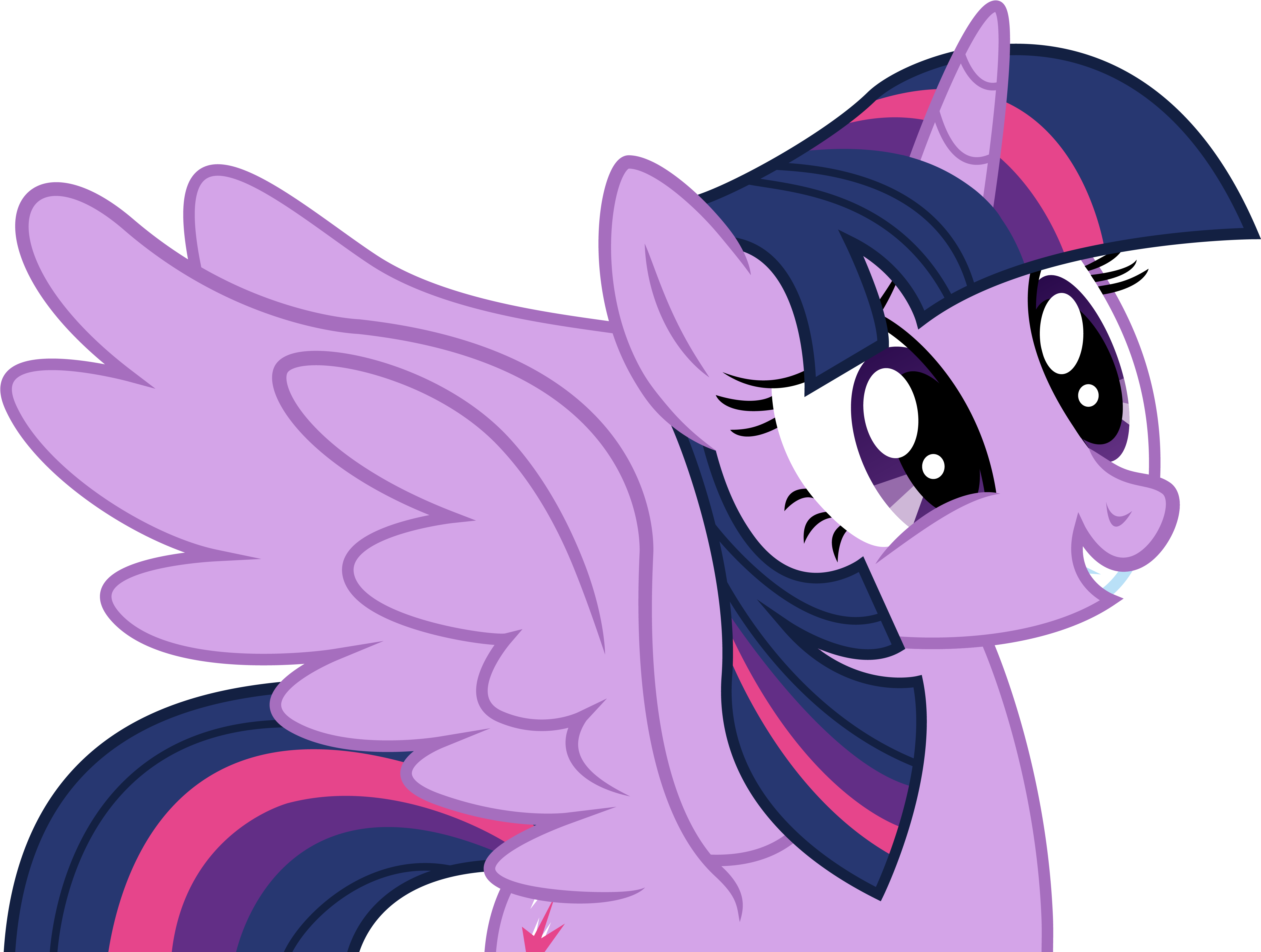 My Little Pony Friendship Is Magic Twilight Sparkle - Twilight Sparkle Alicorn Happy (6001x4269)