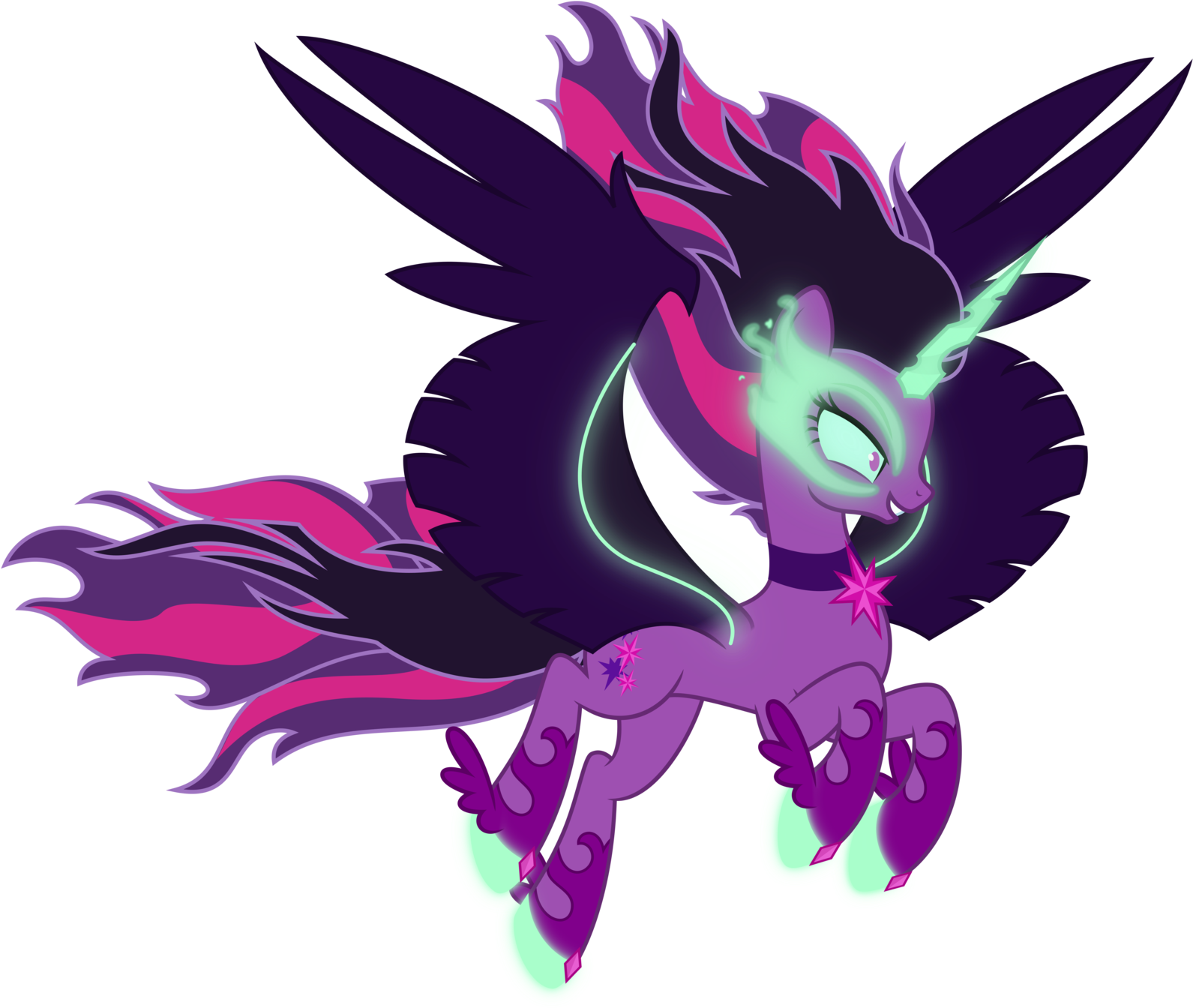 Free My Little Pony Friendship Is Magic Twilight Sparkle - Mlp Midnight Sparkle Pony (1600x1353)