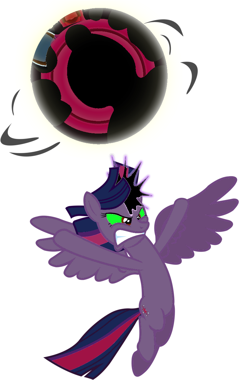 Magic, Mare, Pony, Safe, Simple Background, Solo, Sombra - Illustration (1024x1325)