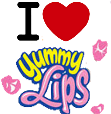 I Love Yummy Lips - Lollipop (400x400)