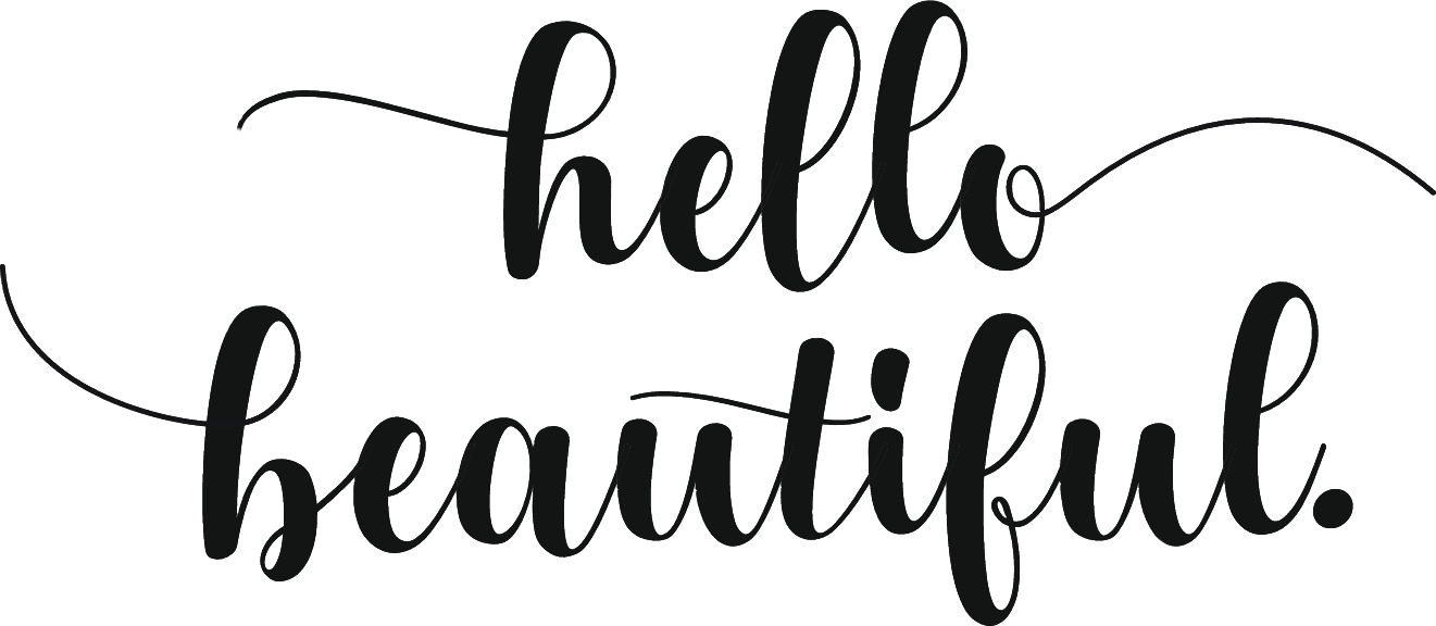 About - - Hello Beautiful Clip Art (1321x576)