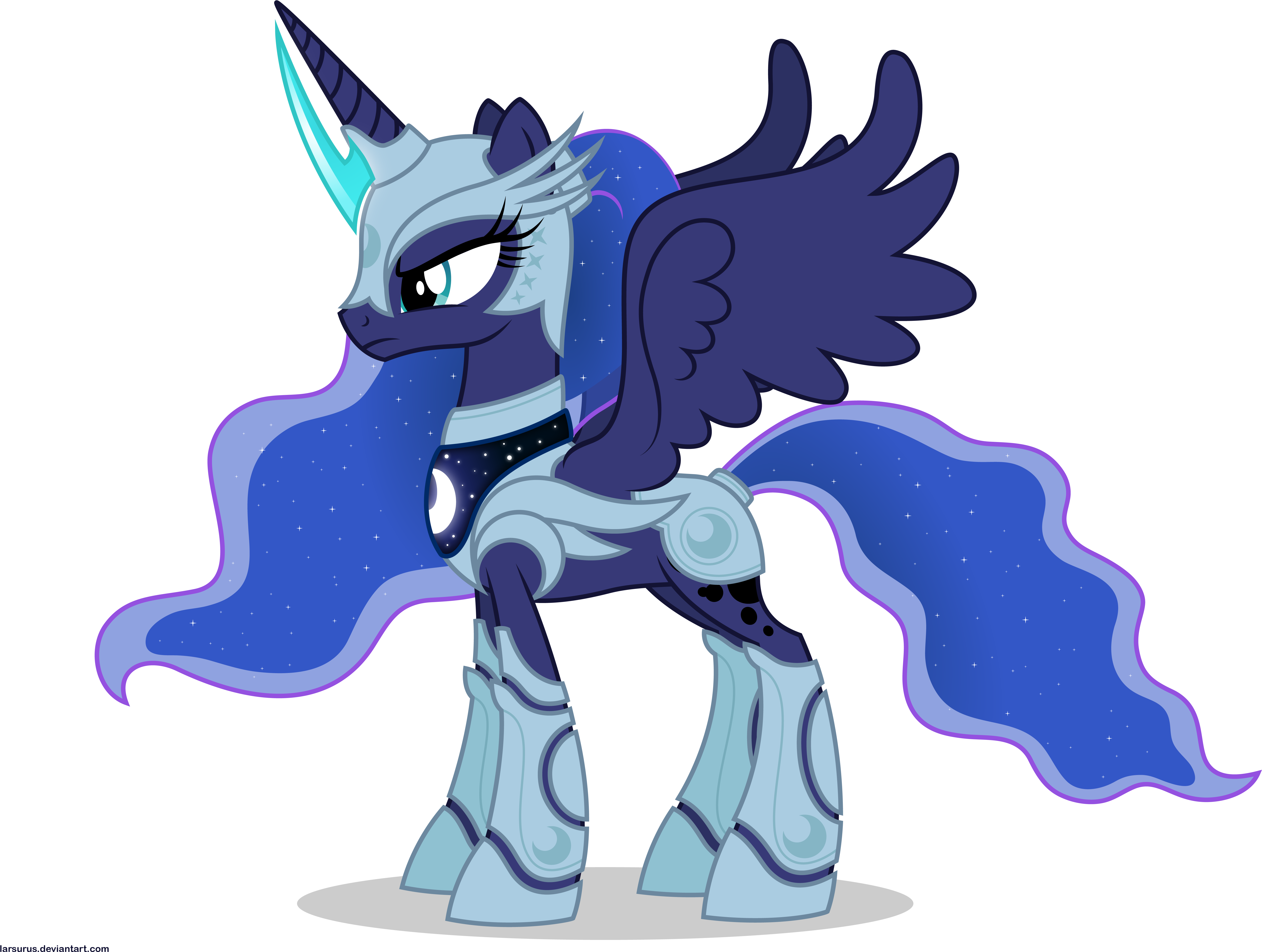 Mlp Rainbow Dash Cloud Wallpaper - My Little Pony Princess Luna (6500x5000)