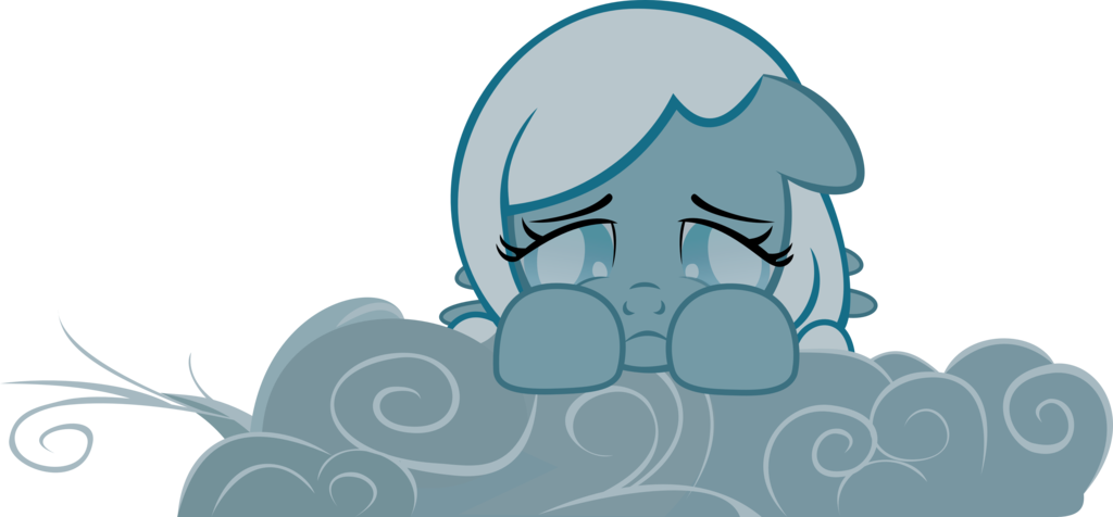 Sad Snowdrop On Cloud By Lunabubble-ede96 - Mlp Snowdrop Sad (1024x476)