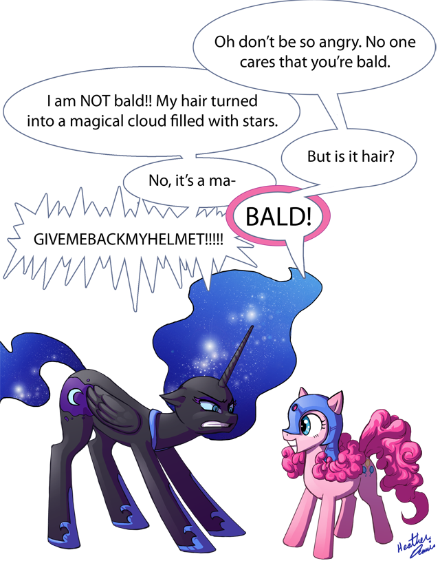 My Little Pony Xxvi - Mlp Base Falling Nightmare Moon (640x815)