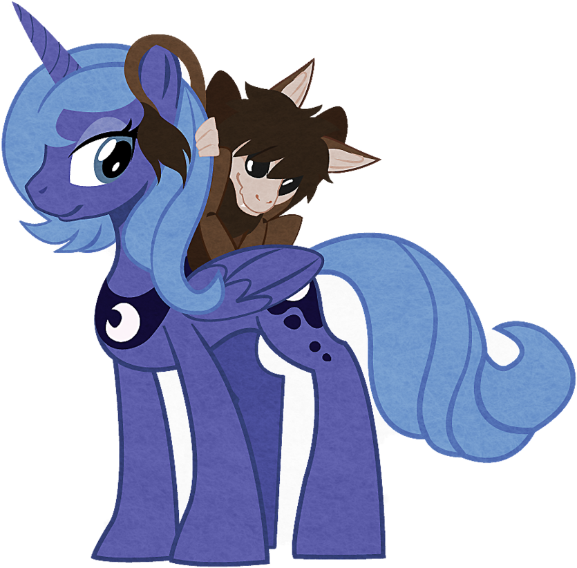 Little Luna On Cloud By Wingsofimagination On Deviantart - Luna And Scorpan (899x889)