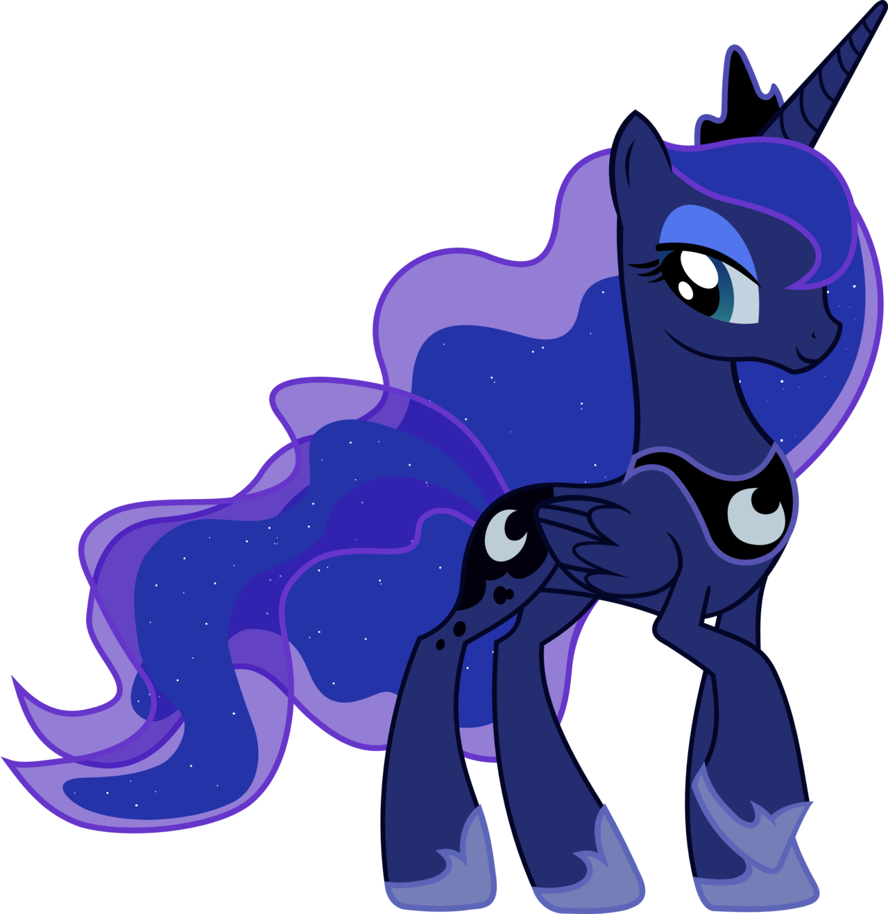 Image Fanmade Princess Luna Transparent Backgroundpng - My Little Pony Moon (1280x1317)
