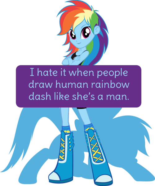 Rainbow Dash Haters Gonna Hate For Kids - Mlp Confessions (500x597)