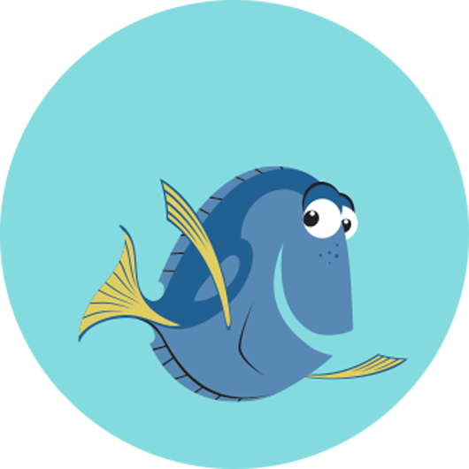 Dory - Style A - Clip Art (530x530)