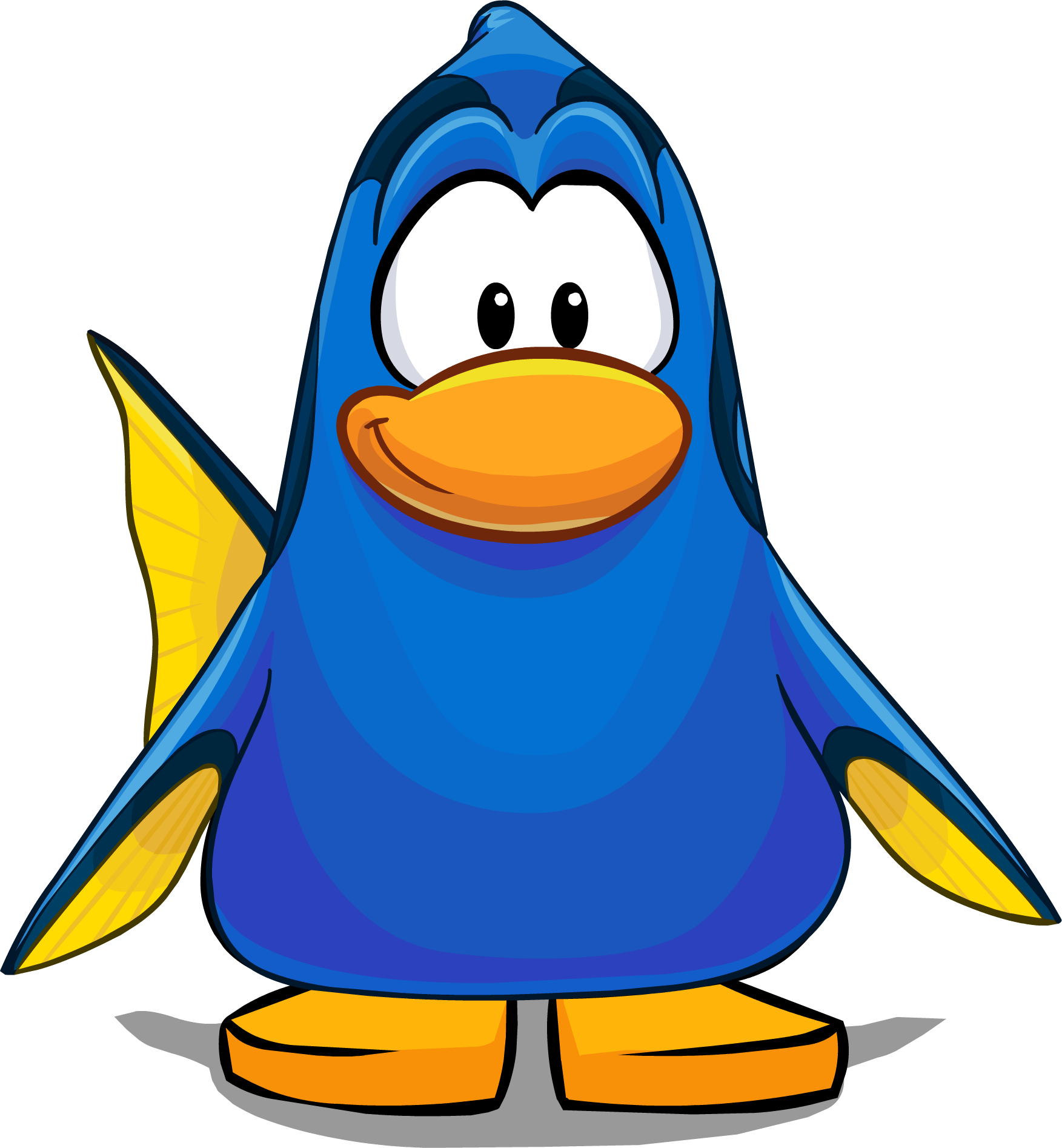Dory Costume On A Player Card - Club Penguin Black Belt (1753x1894)