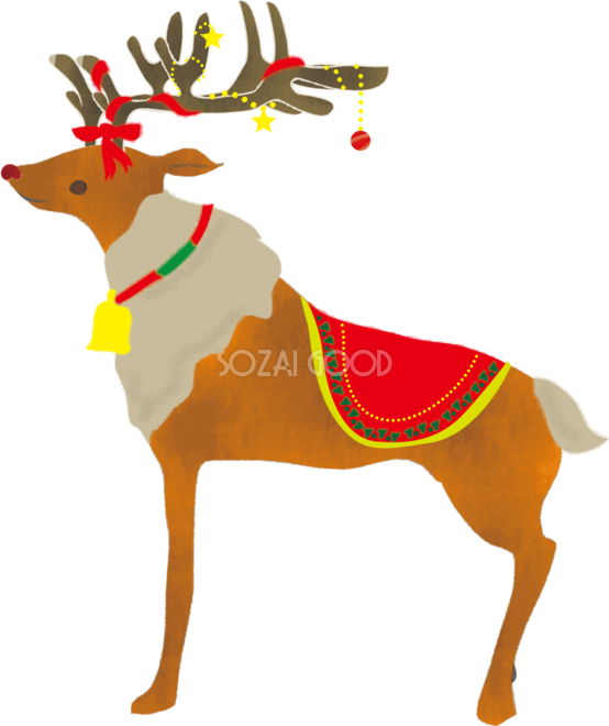 トナカイ クリスマス (554x660)