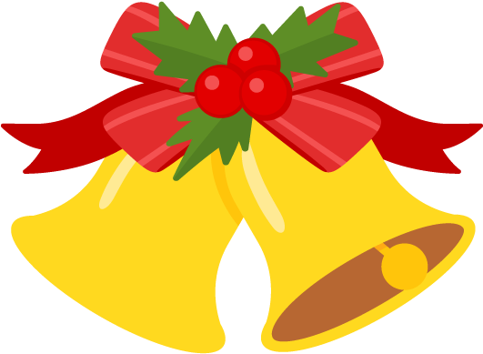 鳴り響くクリスマスベルの無料ベクターイラスト素材 - 無料 イラスト 素材 クリスマス (640x640)
