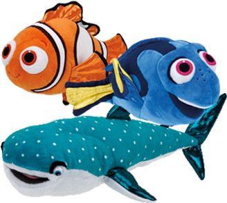 Ty Finding Dory - Ty Beanie Babies Finding Dory Nemo Regular Plush (350x350)