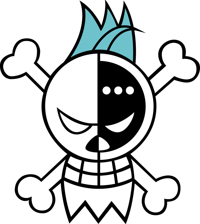 One Piece Clip Art Medium Size - One Piece Franky Jolly Roger (846x944)