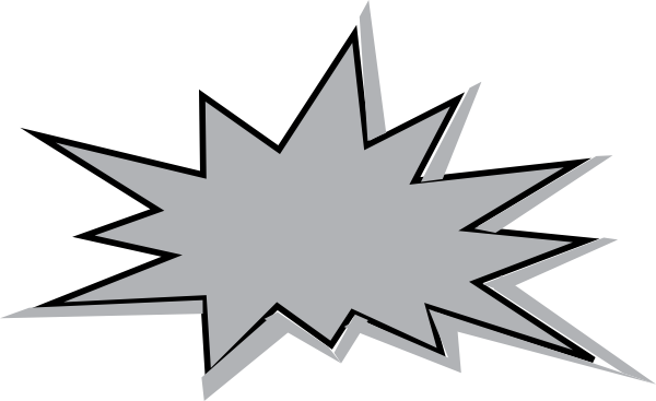 Star Grey - Clip Art (600x367)