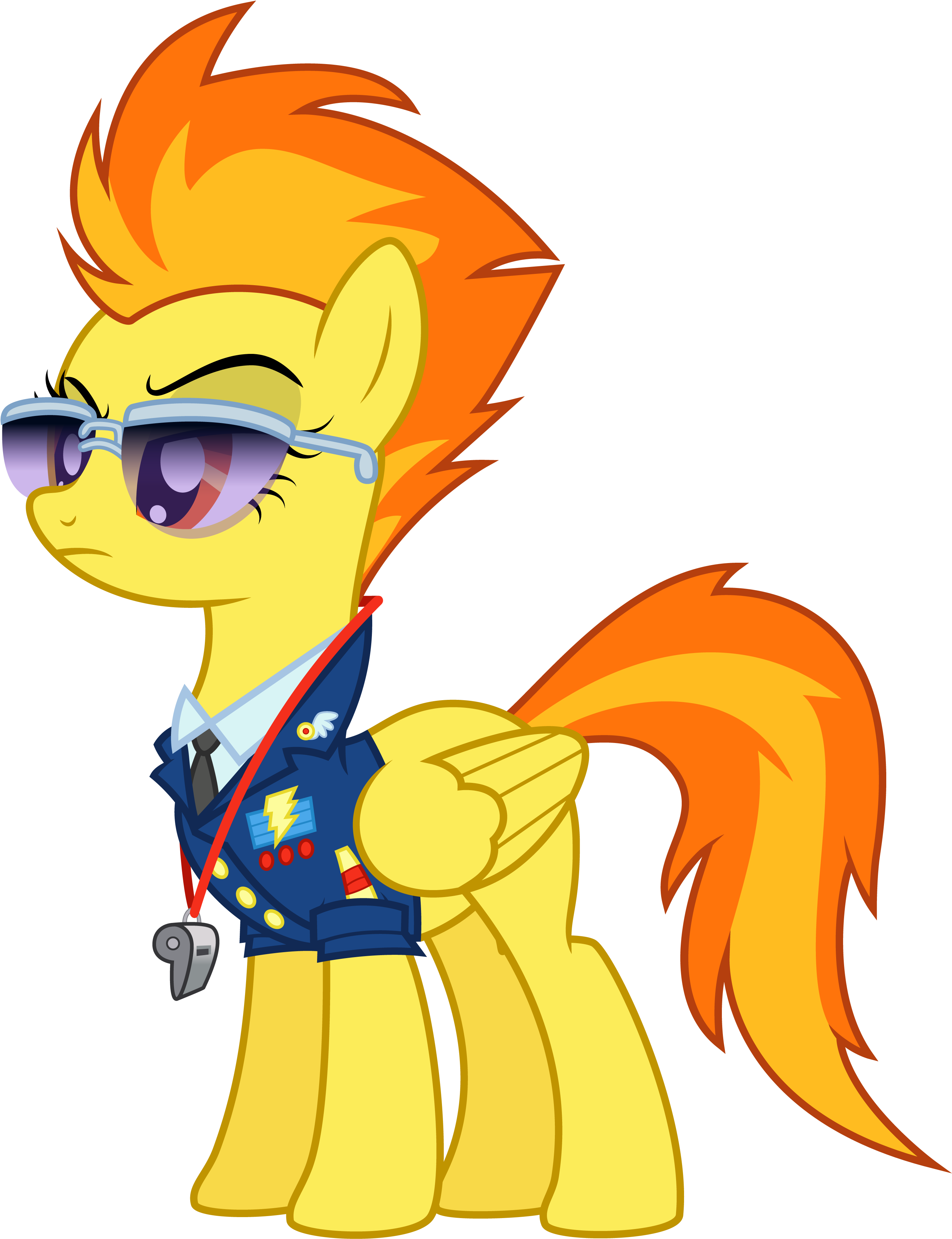 Spitfire In Uniform By Ready2fail - My Little Pony Names (3000x3805)