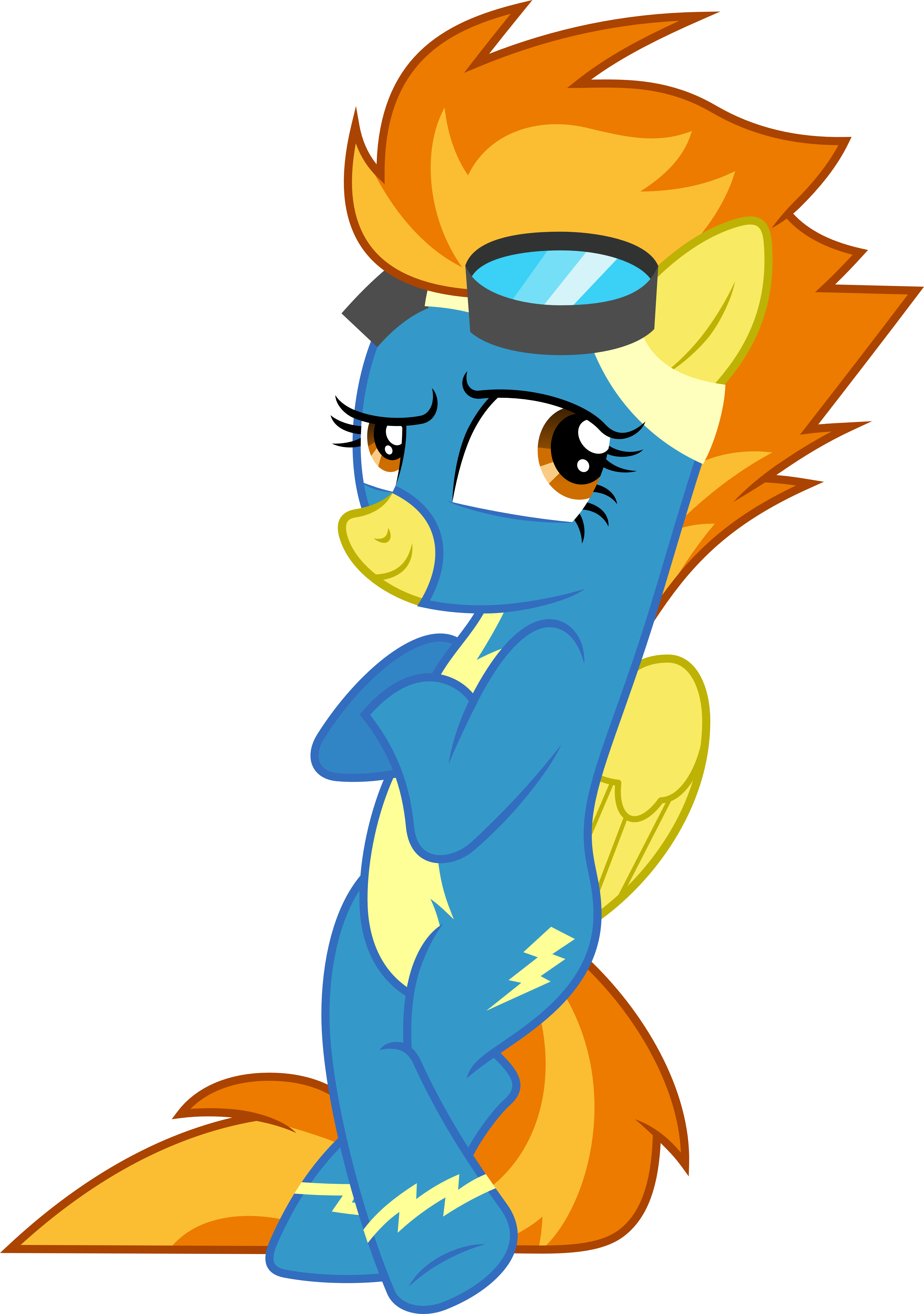 Spitfire Cool By Chrzanek97 - Mlp Wonderbolts Academy Spitfire (4547x6465)