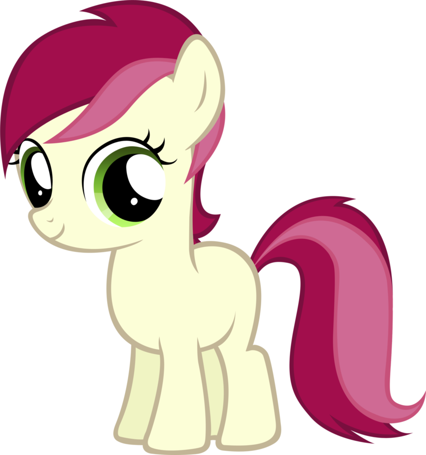 Roseluck Filly By Moongazeponies - Little Pony Friendship Is Magic (864x924)