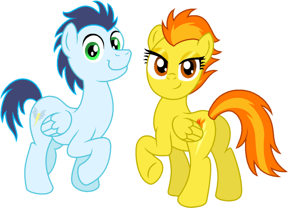 Soarin And Spitfire By Aleximusprime - Mlp Soarin And Spitfire (1024x738)