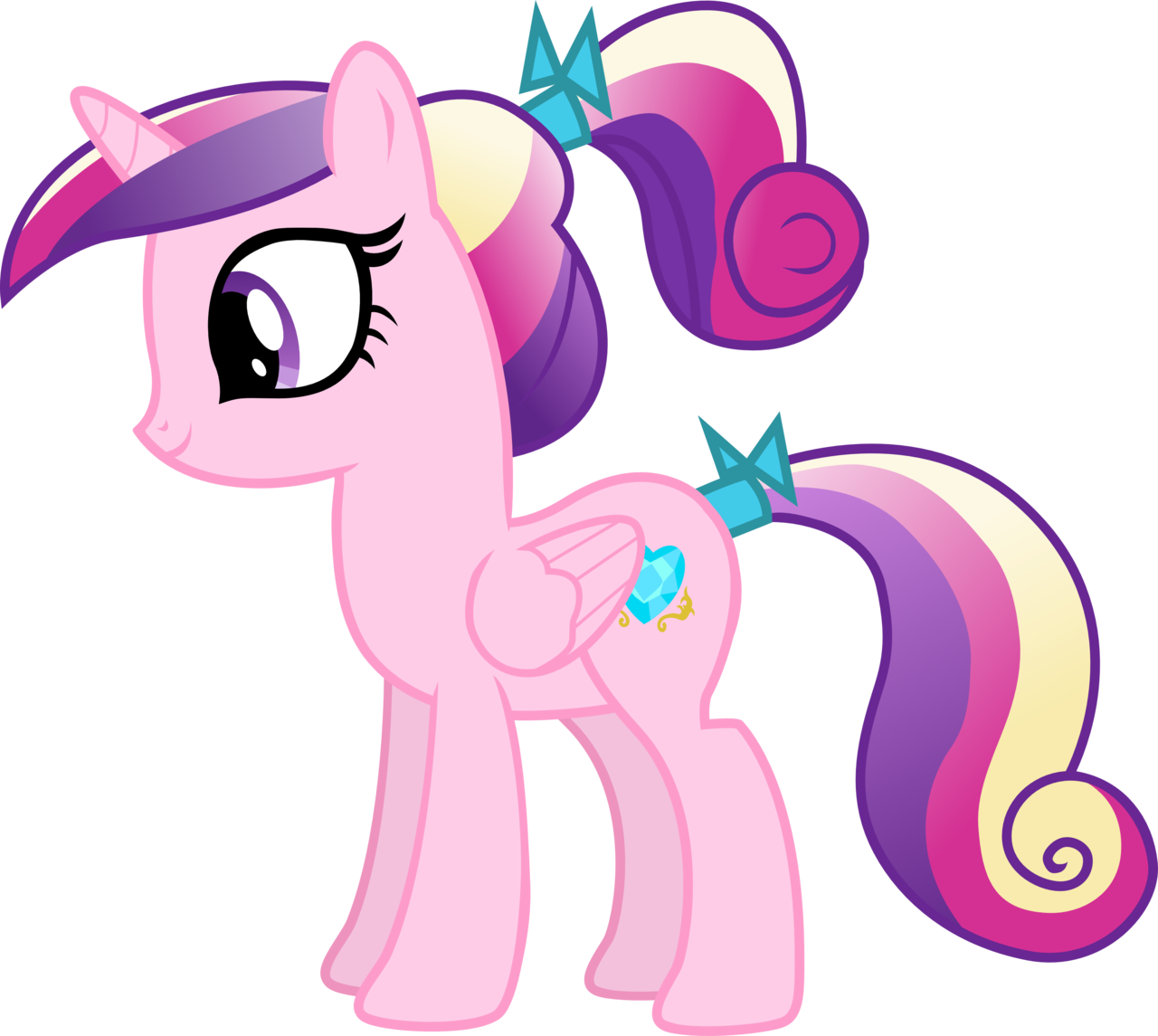 Ye Mlp Cadence Filly Base - Little Princess Cadence (1280x1145)