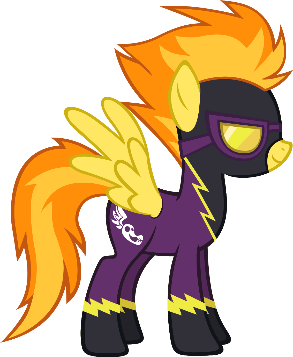 Spitfire Shadowbolt Vector By Durpy Spitfire Shadowbolt - Little Pony Friendship Is Magic (1532x1460)