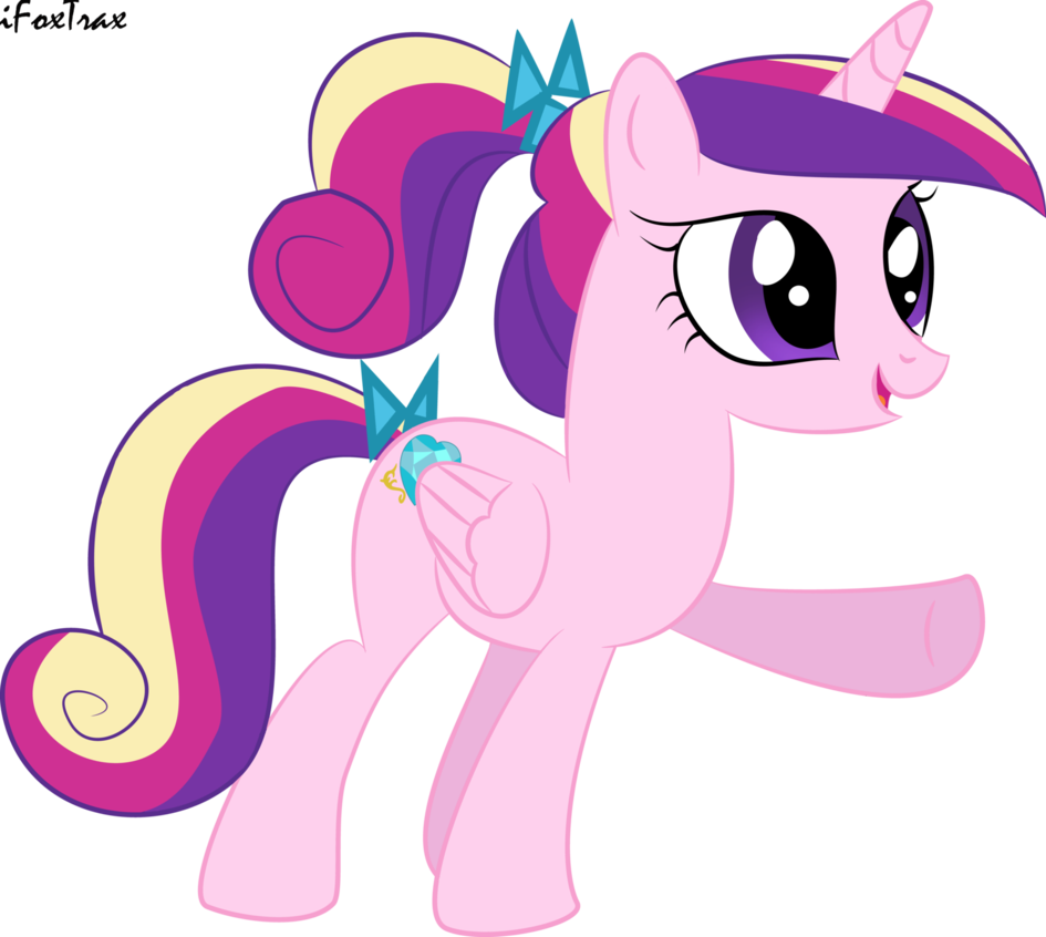 Filly Cadance Cute Smile By Ifoxtrax - Princess Cadance Baby (945x846)