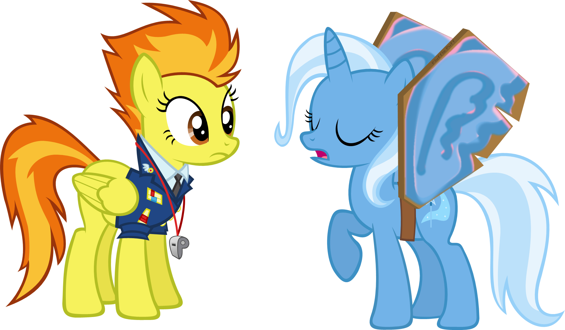 Trixie And Spitfire By Zacatron94 - Little Pony Friendship Is Magic (1914x1118)