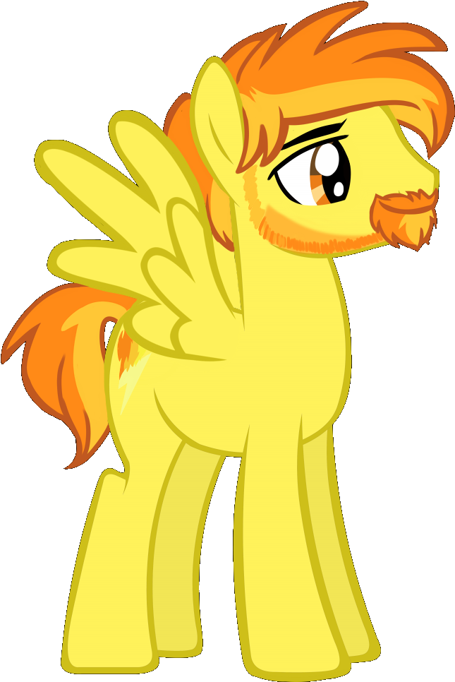 Beard, Facial Hair, Firestorm, Rule 63, Safe, Spitfire - My Little Pony With Beard (784x1000)
