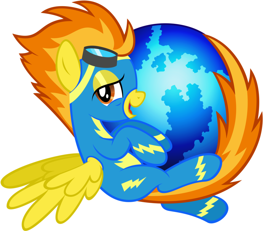 Spitfire Firefox Icon By Tygerbug - My Little Pony Spitfire Dress (900x836)