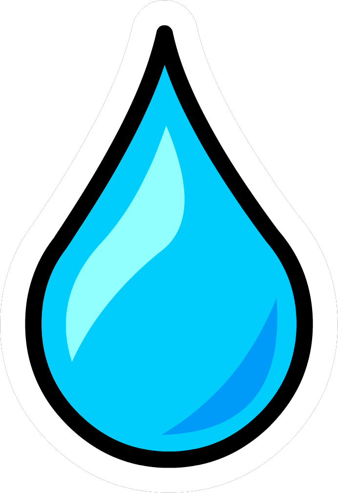 A Baby Boy Lived With His Mother And Father In A Small, - Clip Art Water Drops (692x1009)