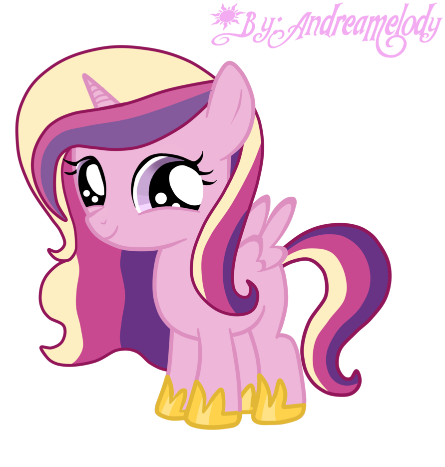 The Princess Cadence Filly By Andreasemiramis The Princess - Cadence My Little Pony (900x934)
