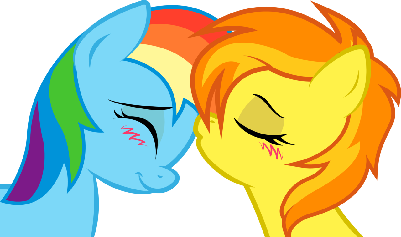 Spitfire And Dash - My Little Pony Rainbow Dash And Spitfire (1280x758)