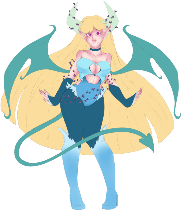 Monster Girl Challenge - Illustration (800x1035)