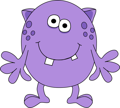 Monster Cartoon Clipart - Monster Clipart (500x450)