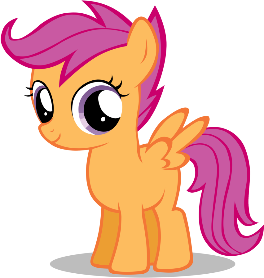 Scootaloo Stylized Filly By Nerve-gas - Dibujos De Little Mix (900x900)