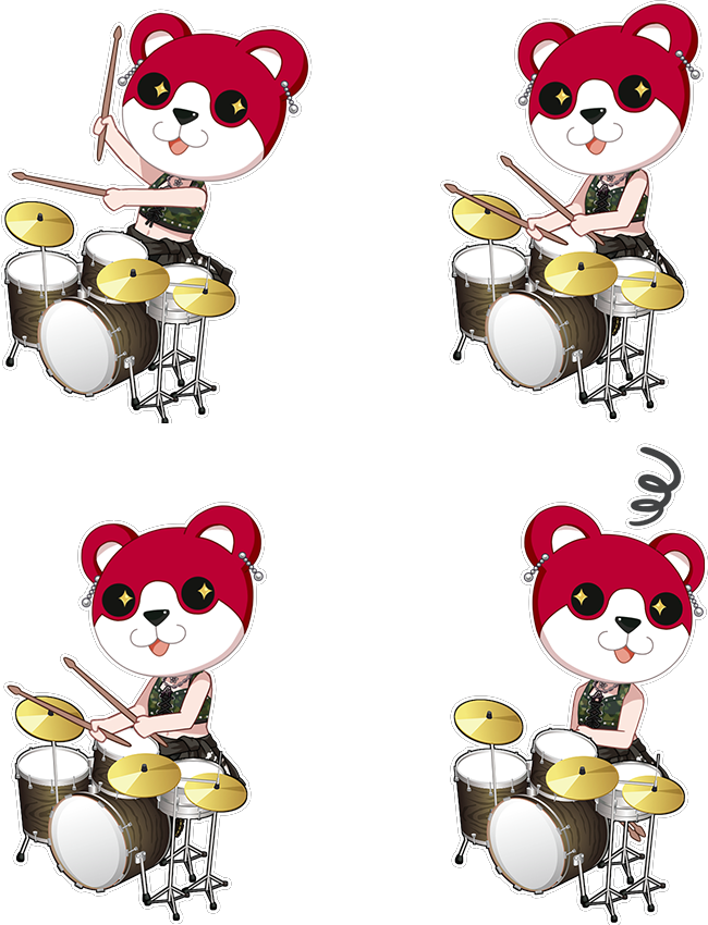 Here Are The Afterglow April Fool's Chibis - Bang Dream! (650x850)