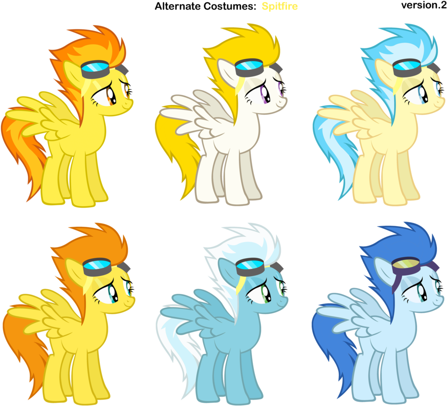 Spitfire V2 By Pika-robo - Spitfire My Little Pony (900x830)