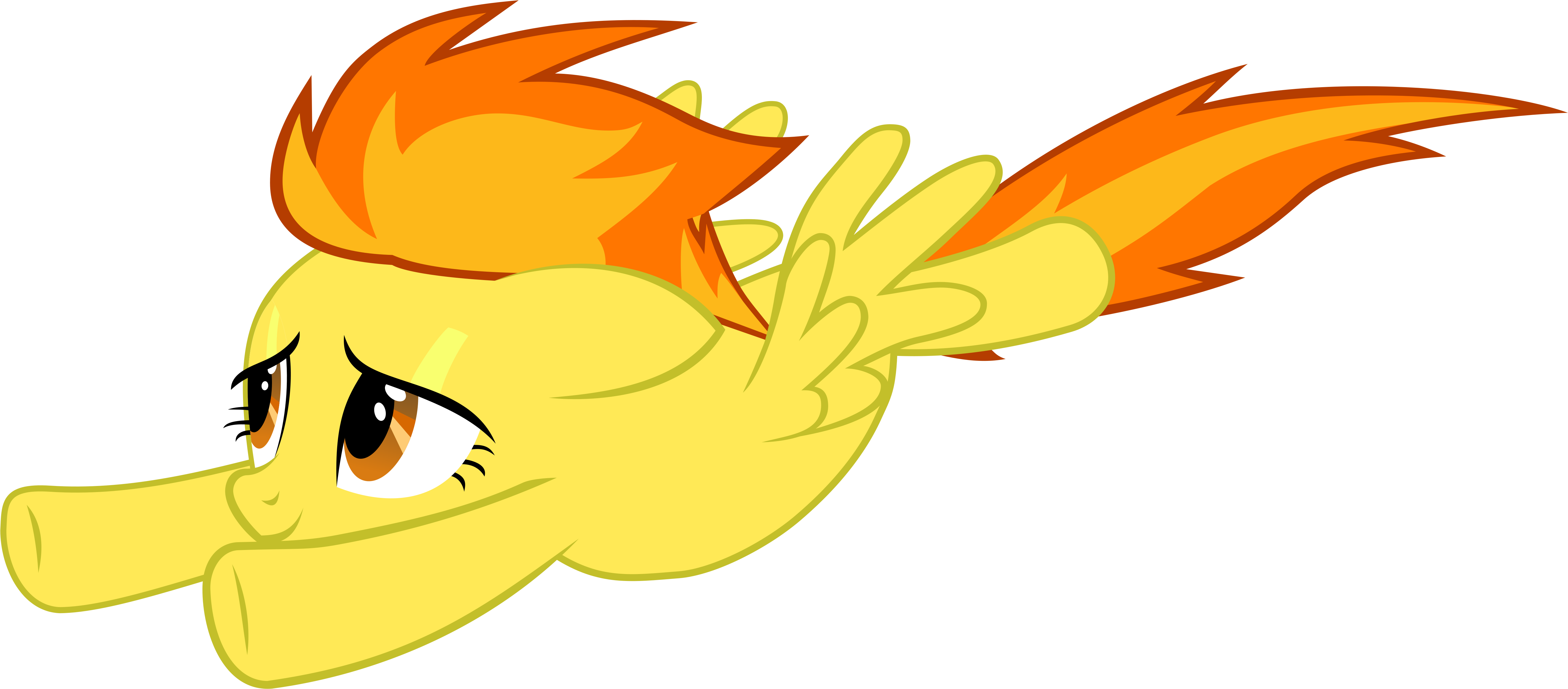 Spitfire Flying Suitless By Baumkuchenpony - My Little Pony Spitfire Fly (5680x3160)