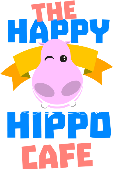 April Fools - Happy Hippo - Running Happy Throw Blanket (419x646)