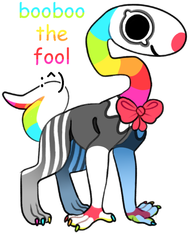 Booboo The Fool :^)- Mutajix Flatsale (open - Cartoon (1000x1000)