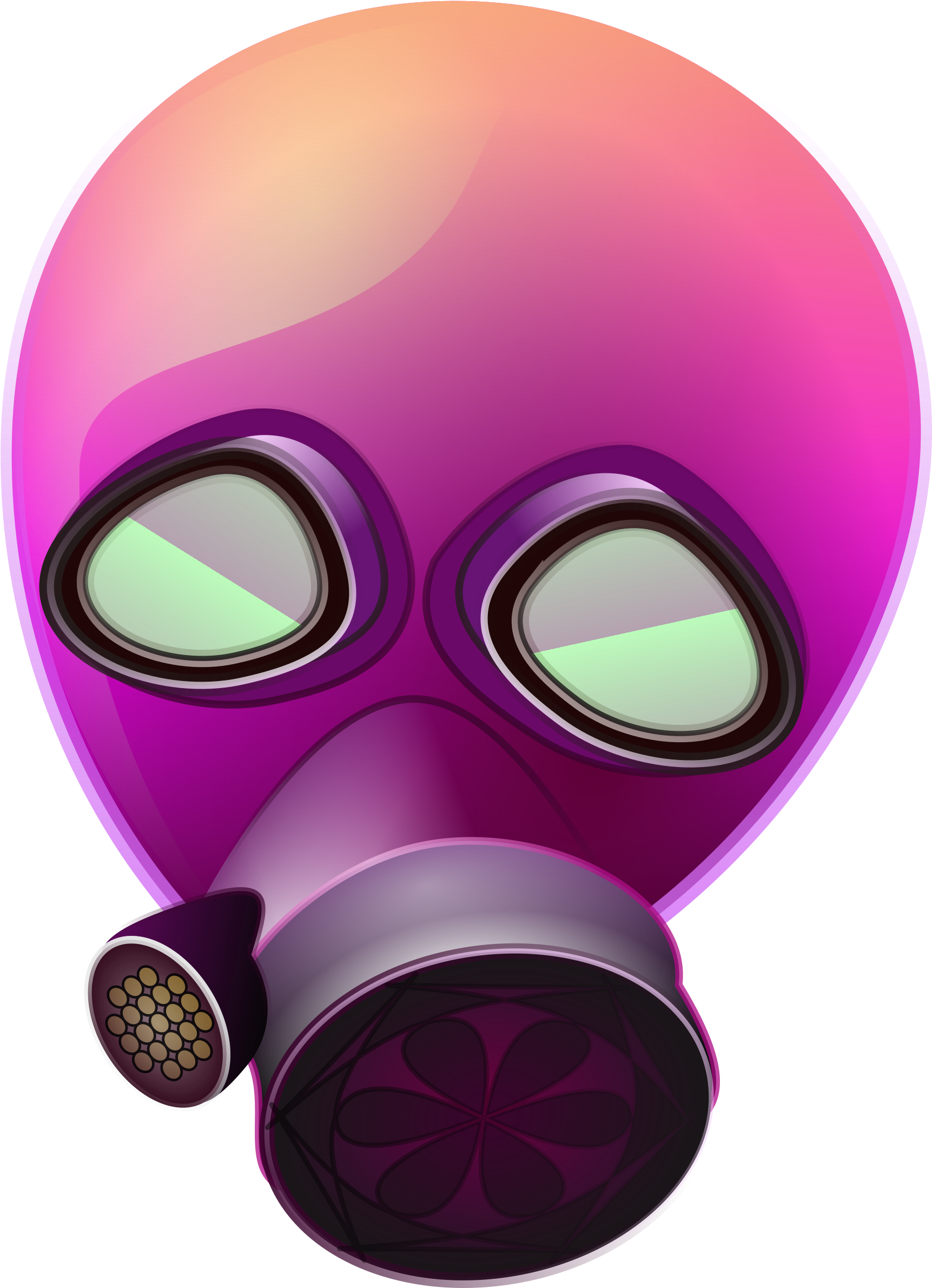 Gas Mask - Portable Network Graphics (1722x2400)