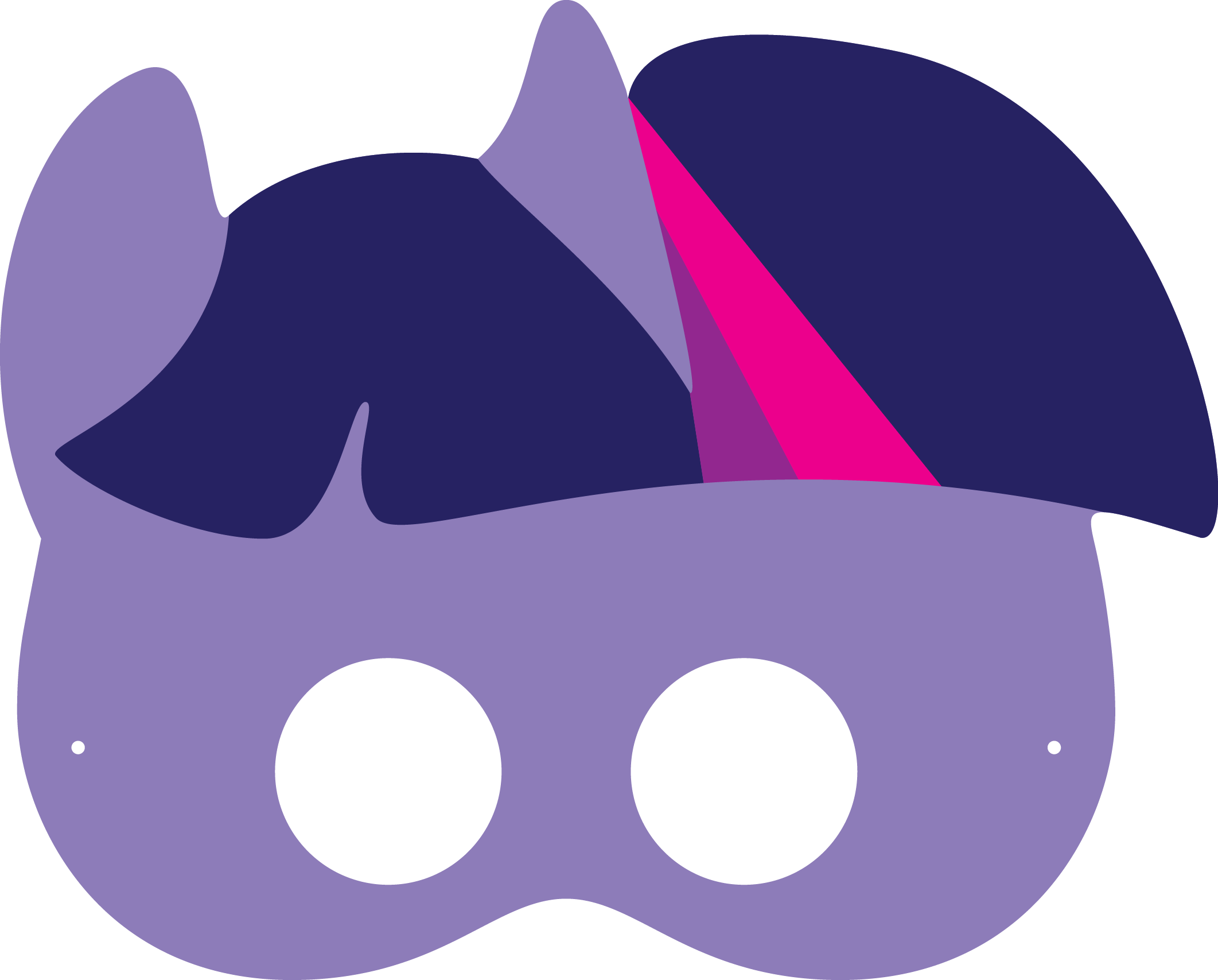 Com/project/my Little Pony Inspired Masks - My Little Pony Printable Mask (2123x1707)