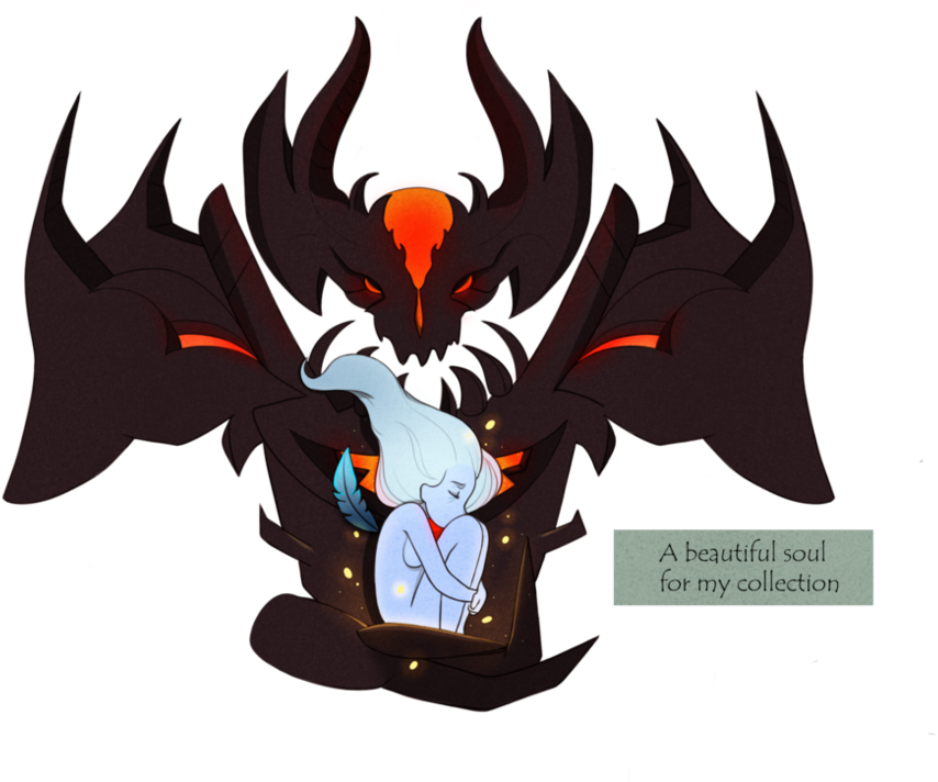 Dota Dota2 Dota 2 Fanart Art Shadow Fiend Vengeful - Shadow Fiend (1005x795)