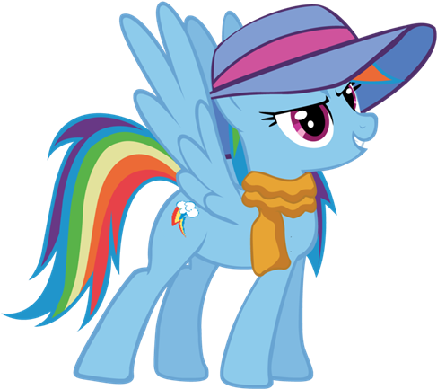 Rainbow Dash Always Dresses In Style By Angeomgwtfbbq - Rainbow Dash (500x448)