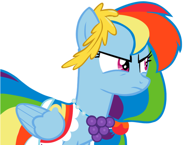 Rainbow Dash Reacting Pic Source - Cartoon (640x505)