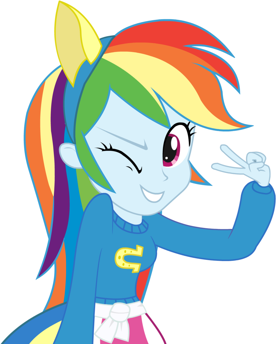 Soccer Blaze - Mlp Eg Rainbow Dash Wondercolts (1024x1194)