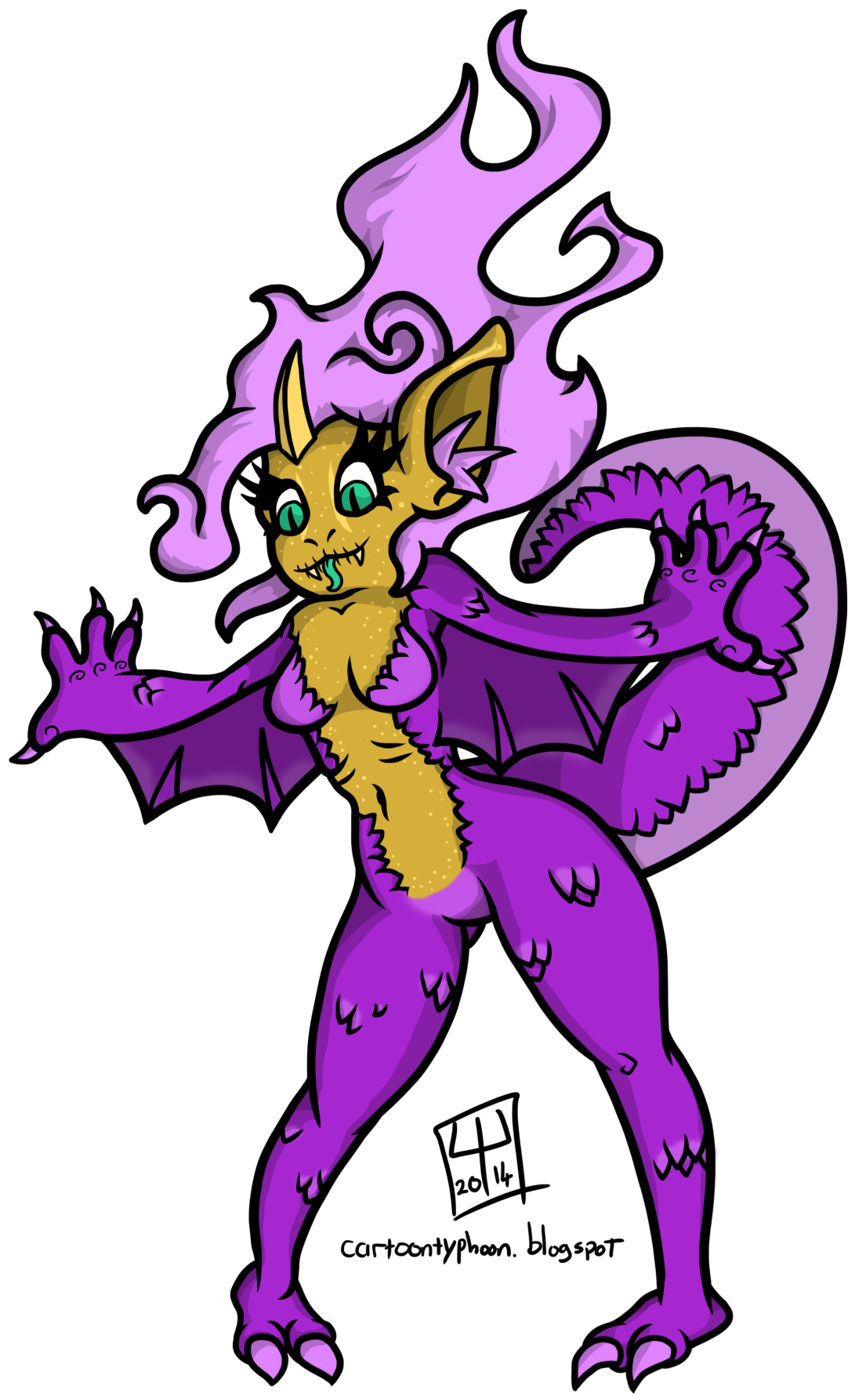 30 Day Monster Girl Challenge • Harpy • Centaur • Slime - Cartoon (1280x1811)