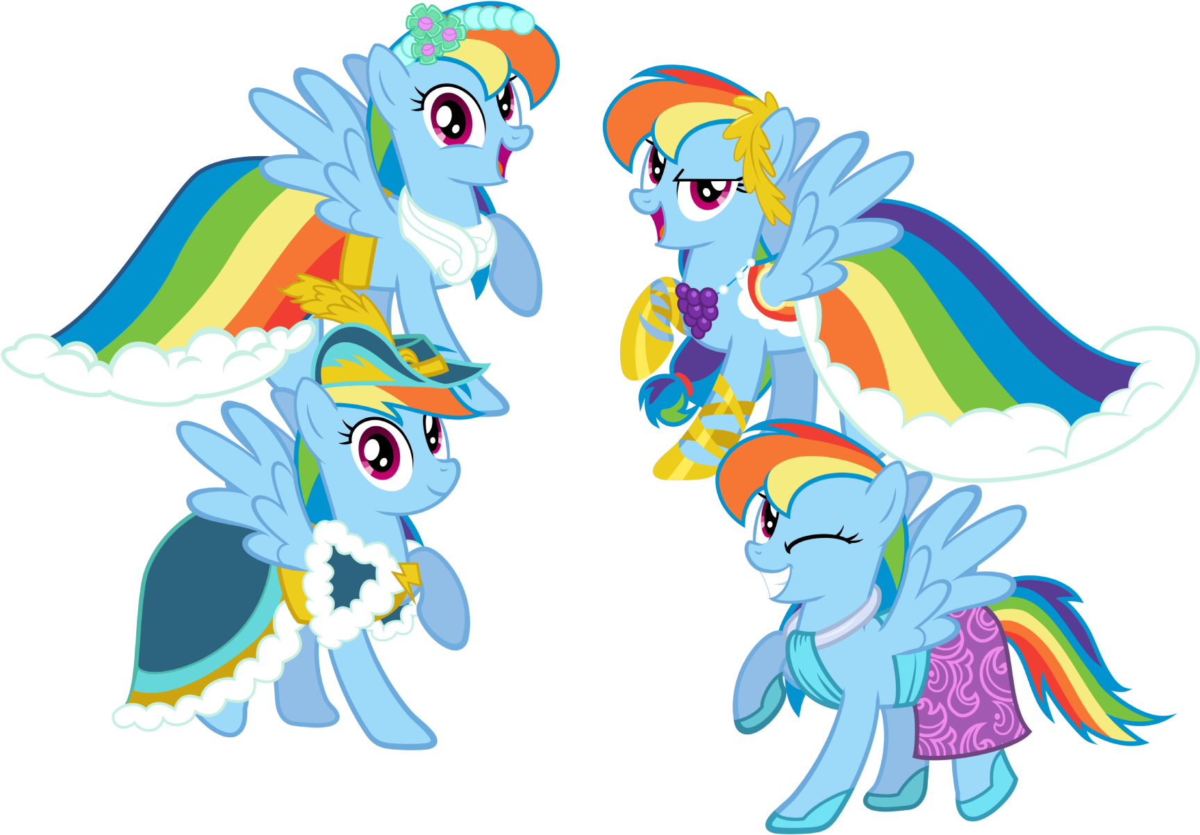 Rainbow Dash Always Dresses In Style By Mattbas - Rainbow Dash ...