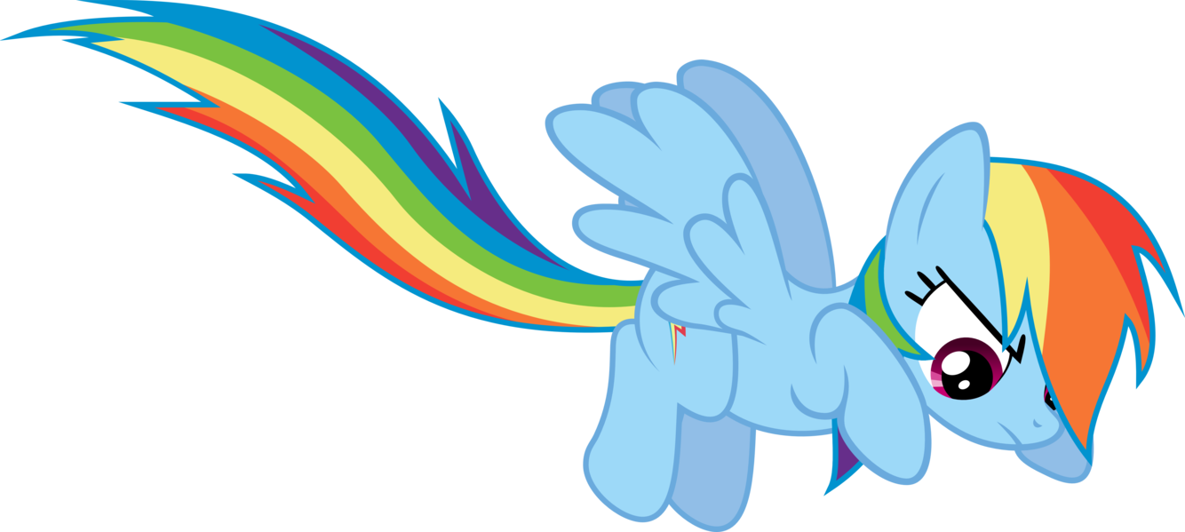 My Little Pony Rainbow Dash Surprised (1334x599)